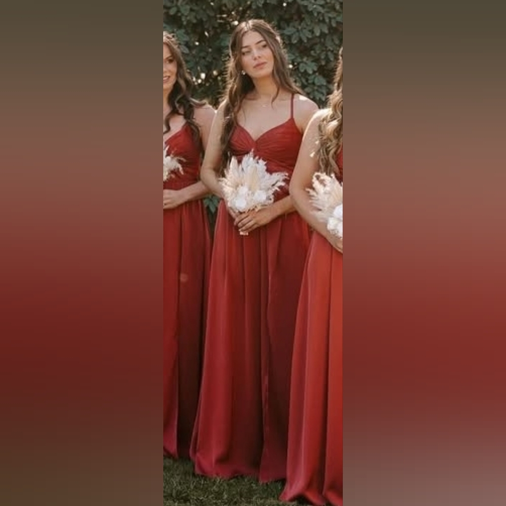 Azazie Raya Dress In Terracotta - Picture 11 of 11
